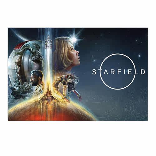 星空Starfield帆布打印金属框架海报装饰画家居游戏