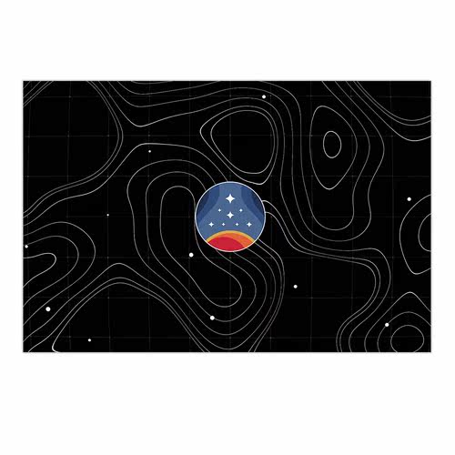 星空Starfield帆布打印金属框架海报装饰画家居游戏