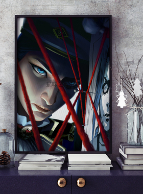 金克丝Jinx爆爆英雄联盟双城之战2Arcane Season 2电影海报游戏