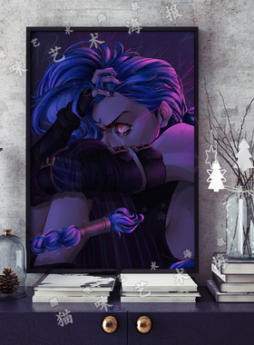 金克丝Jinx爆爆英雄联盟双城之战2Arcane Season 2电影海报游戏