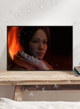 暗黑破坏神4Lilith莉莉丝Diablo IV帆布打印海报装饰画家居游戏