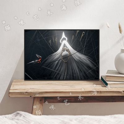 空洞骑士丝之歌游戏Hollow Knight: Silksong帆布打印海报装饰画