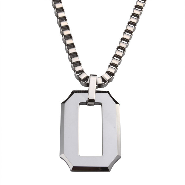 真男人钨金情侣大气吊坠
