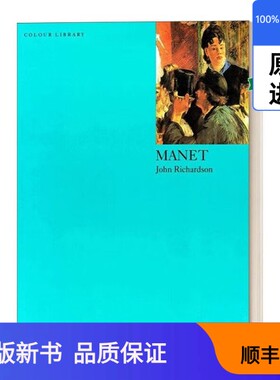 【现货进口原版】英文原版 Manet 法国印象主义画派奠基人爱德华·马奈画册 费顿彩色艺术经典图书馆系列 英文版 进口英语原版书籍