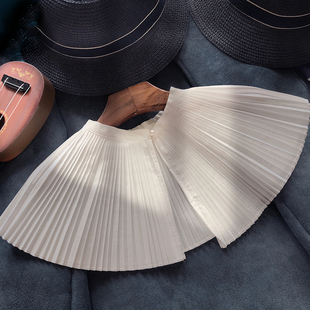 优雅风琴褶假领子女百搭假领小披肩装 饰领子假衣领衣服领子假颈领