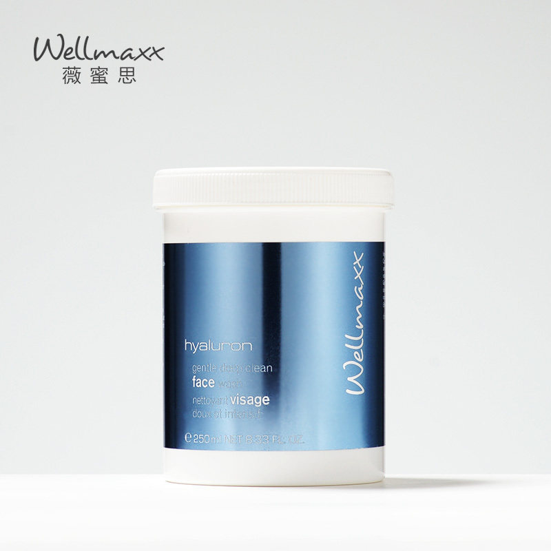 德国Wellmaxx薇蜜思玻尿酸系列 卸妆洁面乳250ml 深层清洁 不刺激
