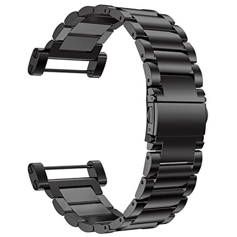 适用suunto core核心远征本源系列智能手表三珠不锈钢表带黑色