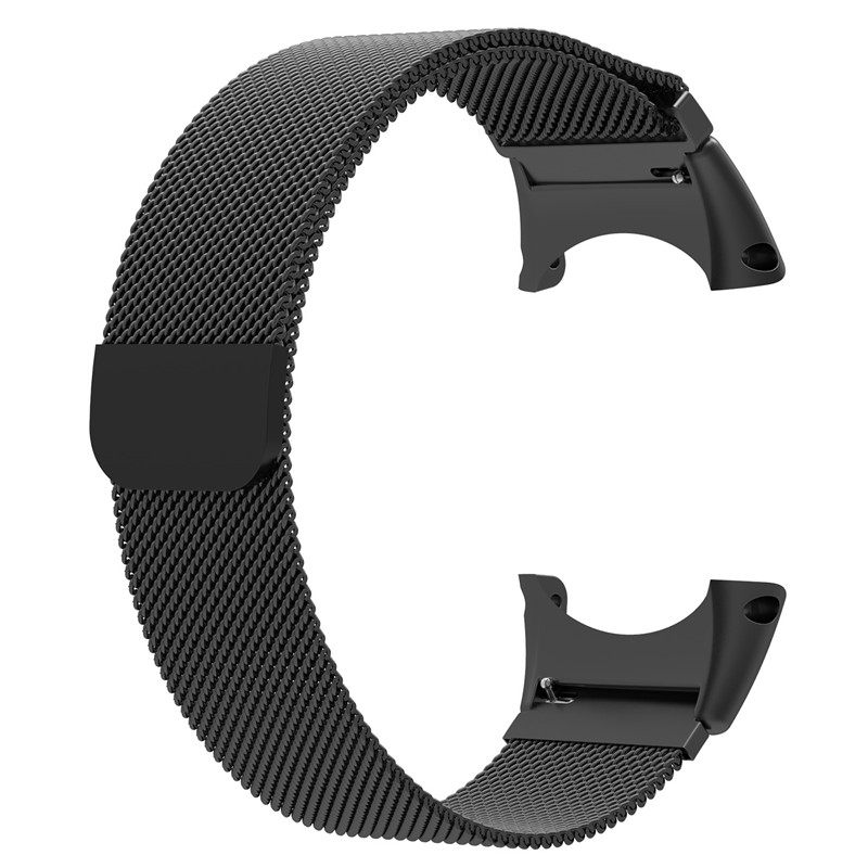 代用Suunto Core all black 颂拓核心全黑款不锈钢米兰硅胶表带