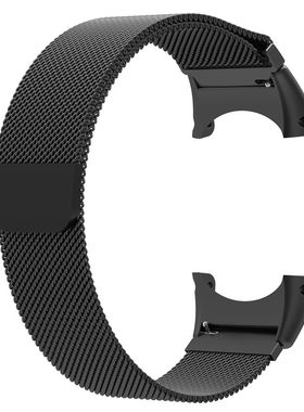代用Suunto Core all black 颂拓核心全黑款不锈钢米兰硅胶表带