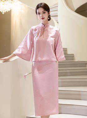 新中式结婚礼旗袍不挑身材不显胖