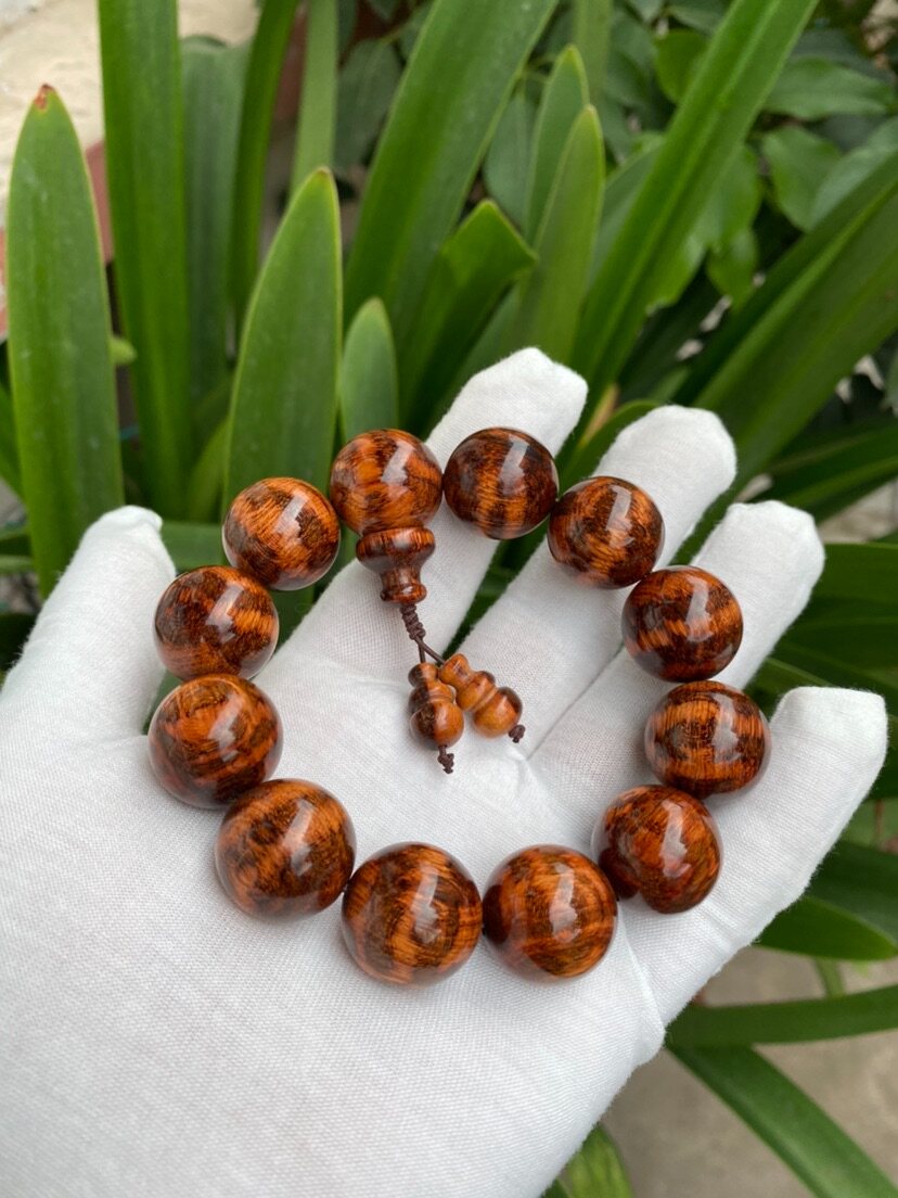 精品满花蛇纹木珠子1.8佛珠手珠[支持定制】