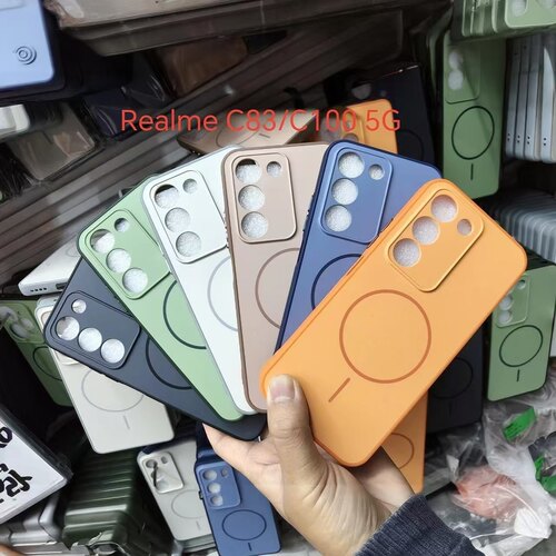 适用外贸 真我16T C100 C83 Realme16 Pro 炫彩双色手机壳 真我16PRO+真我C61 Note70 60X撞色肤感二合一套
