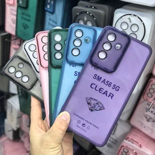 适用外贸Samsung 三星Galaxy A06 4G A07 A17镜头手机壳 三星Galaxy A06 5G A07 A17魅瞳壳潮牌三星A06保护套