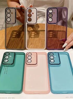适用外贸OPPO Reno16F 16pro 15F 15Pro A6 A5X自带镜头贴手机壳A80 A60 A54 A78 A16防摔魅瞳壳潮牌保护套
