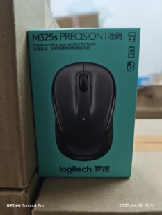 罗技M325s无线鼠标黑色