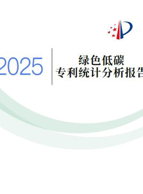2025绿色低碳专利统计分析报告统计数据图表现状趋势研究