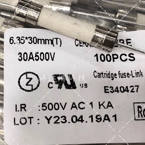 500V带引脚保险丝管陶瓷保险丝