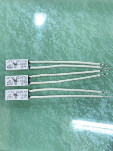 进口温度开关UP72 UCHIYA 100C 常闭温控器100度15X7.3X4mm