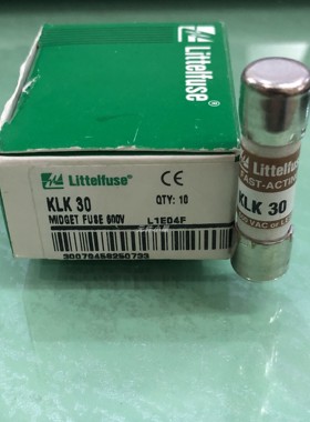 KLK6 KLK30 Littelfuse力特美国进口小型快熔保险丝600V 6A/30A