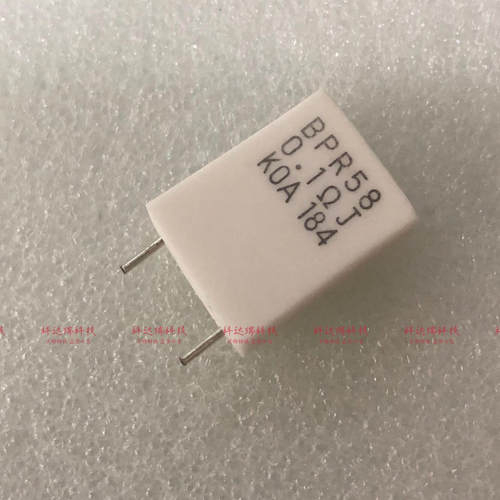 KOA水泥无感 BPR58 0.1RJ 5W 0.1R 0.1欧 原装 立式无感水泥电阻