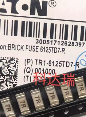 陶瓷贴片保险丝TR1/6125TD7-R 2410 1808 7A 125V  EATON