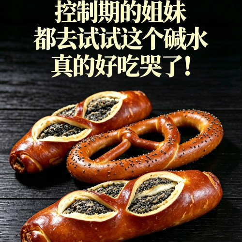 碱水面包早餐晚餐饱腹代餐健康多种口味现做现发