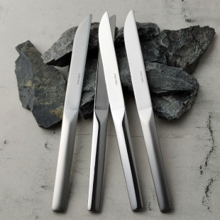 不锈钢餐刀西餐刀牛排刀主餐刀 PURFI 纳维亚风 斯堪 极简 PERLI