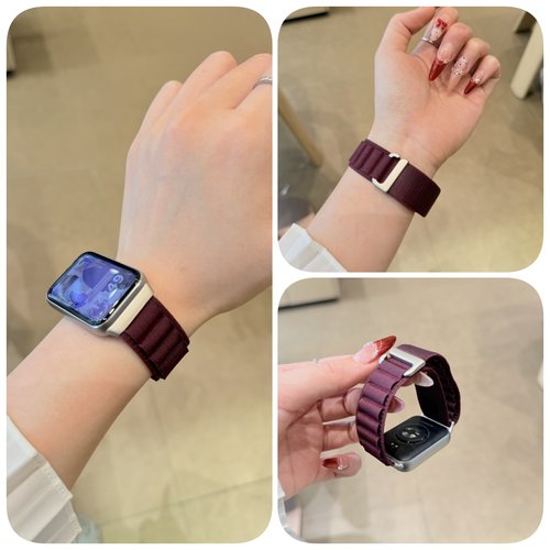 适用小米8/9pro手环高山回环表带红米watch6/5/4简约男生女生透气