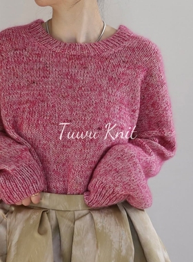 给予男女同款基础套衫编织中文图解文字说明