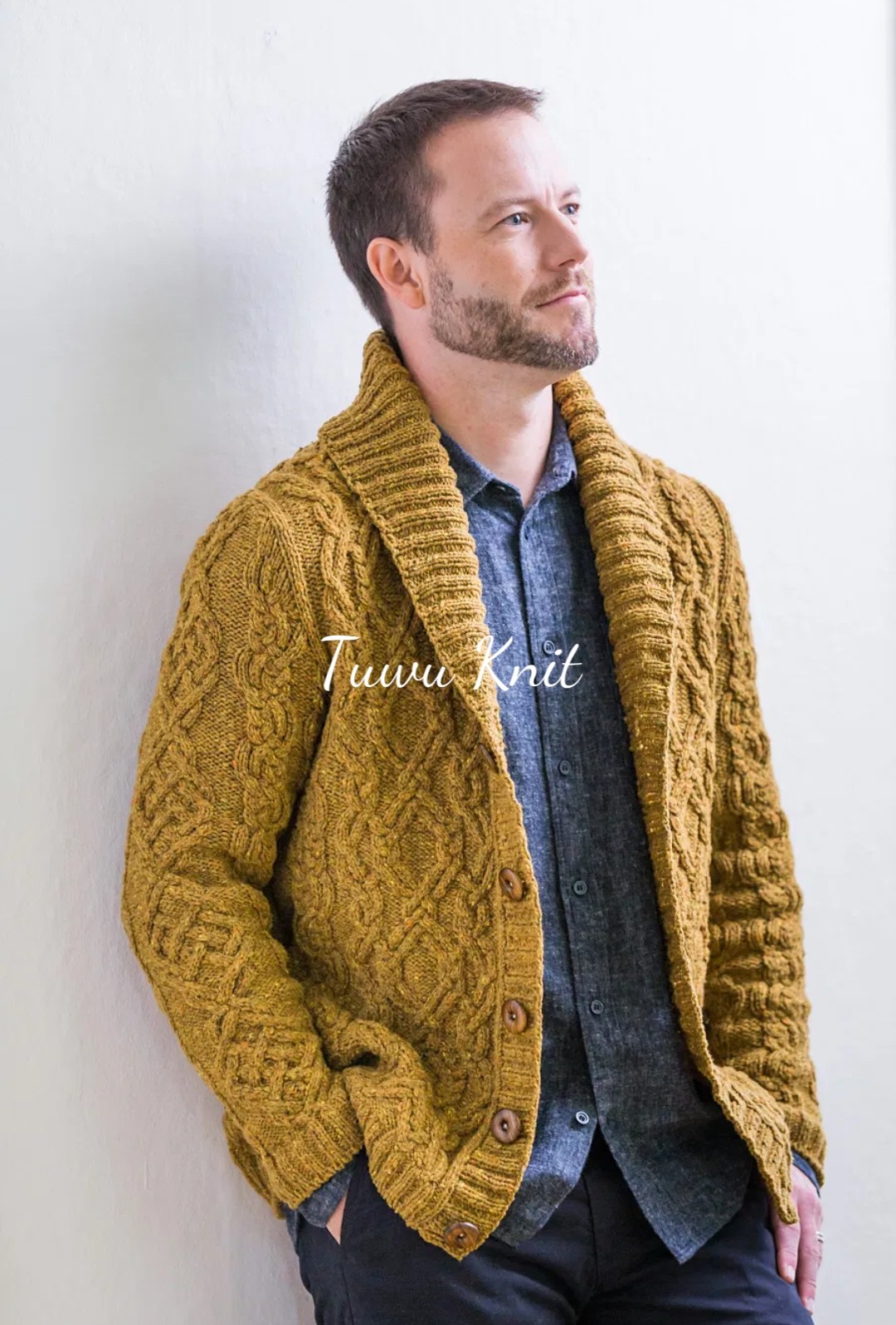 拉德梅尔 男士青果领麻花开衫棒针编织中文图解文字说明,商务/设计服务,其它设计服务,淘宝优惠券,粉丝福利购,淘宝优惠卷