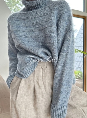 沐秋套衫编织中文图解文字说明