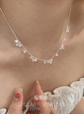 怎么可以这么闪纯银小灯泡项链