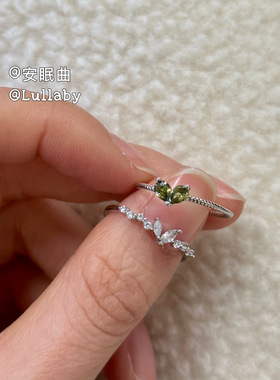 安眠曲女纯银轻奢戒指