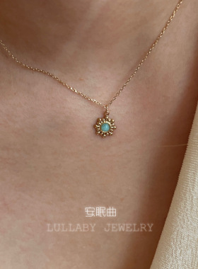 lullaby天河石不掉色毛衣链