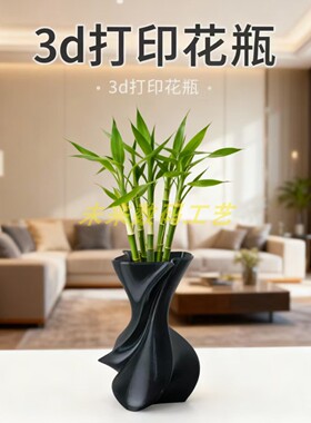 3D打印花瓶摆件客厅插花装饰品