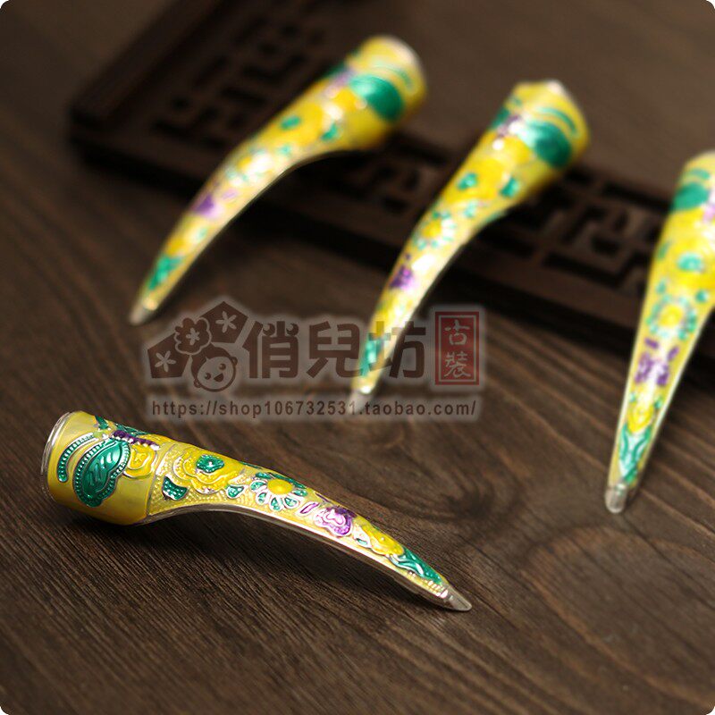 清宫娘娘皇后贵妃指环延禧攻略同款指甲套甄環如懿令妃护甲套