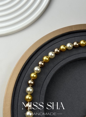 项链锁骨链珍珠人造珍珠人造珍珠