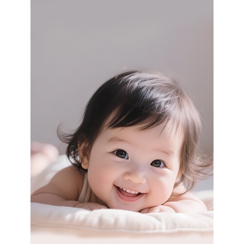 龙凤胎宝宝海报墙贴画婴儿孕妇备孕胎教挂画双胞胎男孩女孩画娃娃