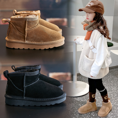 冬季儿童雪地靴防水防滑