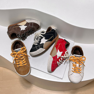 儿童板鞋2026春秋新款女童鞋子男童宝宝运动鞋星星春款软底单鞋潮