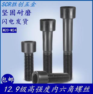 80到500 12.9级高强度杯头内六角螺丝螺栓紧固件M20M22M24