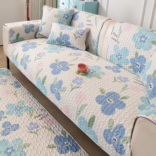 沙发垫子四季通用防滑简约现代纯全棉靠背巾全包万能沙发套罩全盖