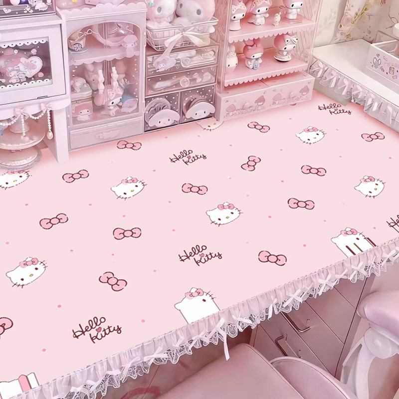 HelloKitty卡通粉色桌垫防水防油