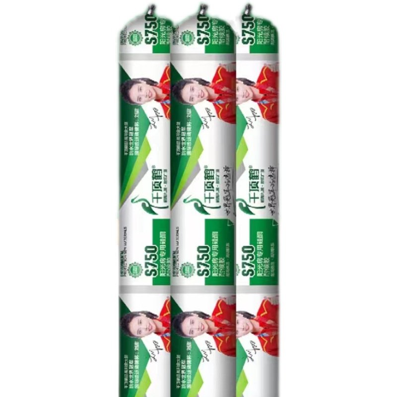 阳光房耐候结构胶中性硅酮外墙胶门窗胶胶石材胶千顶鹤