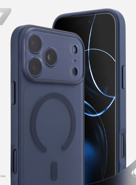 适用苹果17ProMax纹理边框磁吸手机壳Phone17Pro保护壳MagSafe磨砂透明防摔全包套肤感简约