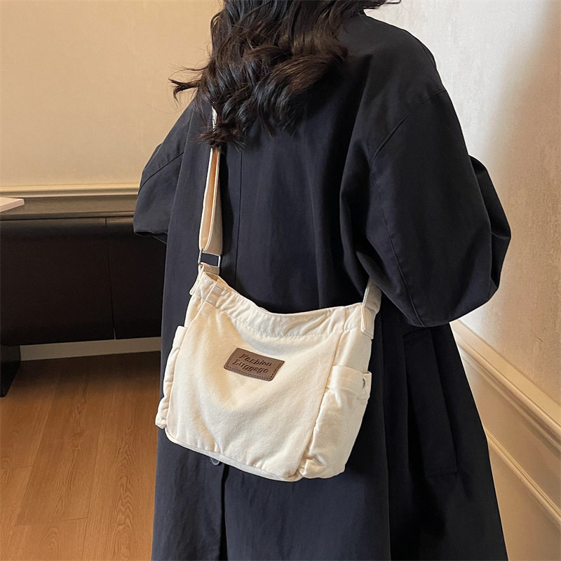 跨境水洗帆布小款复古风女士托特包工装高颜值日常通勤单肩斜挎包