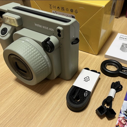 富士拍立得wide400 宽幅一次成像 5寸 复古胶片相机全新正品新款