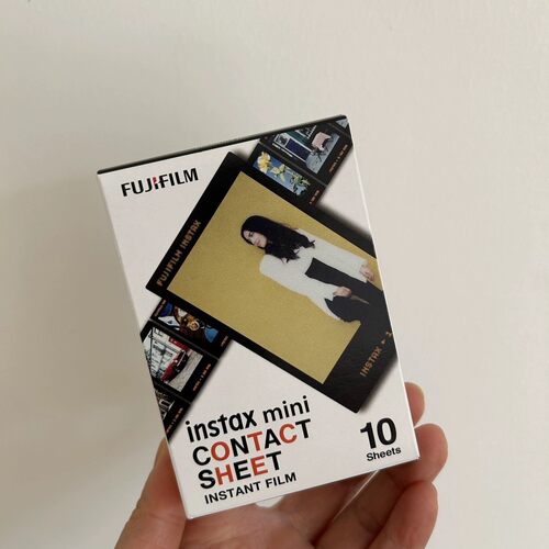 富士拍立得mini相纸花边黑胶花语
