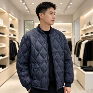 中老年棉衣男夹棉加厚爸爸保暖外套棒球立领棉服老人小棉袄爷爷冬