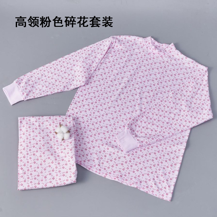 MIDDLE-AGED AND ELDERLY COTTON MOTHERS AUTUMN CLOTHES AND LONG JOHNS SUIT WOMENS COTTON SWEATER 100% COTTON THERMAL UNDERWEAR FOR THE ELDERLY
